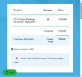 LEARN19 coupon verification screenshot