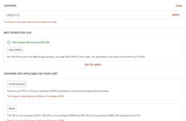 Aza checkout page showing Aza discount code box | Screenshot taken by SimplyCodes community member on May 11, 2025