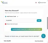 FLASH150 coupon verification screenshot