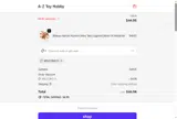 AZ Toy Hobby coupon verification screenshot