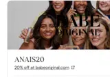 ANAIS20 coupon verification screenshot