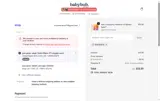 BABYBUB15 coupon verification screenshot