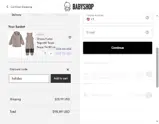 Babyshop coupon verification screenshot