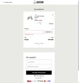 Babyshop coupon verification screenshot