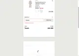 Babyshop coupon verification screenshot