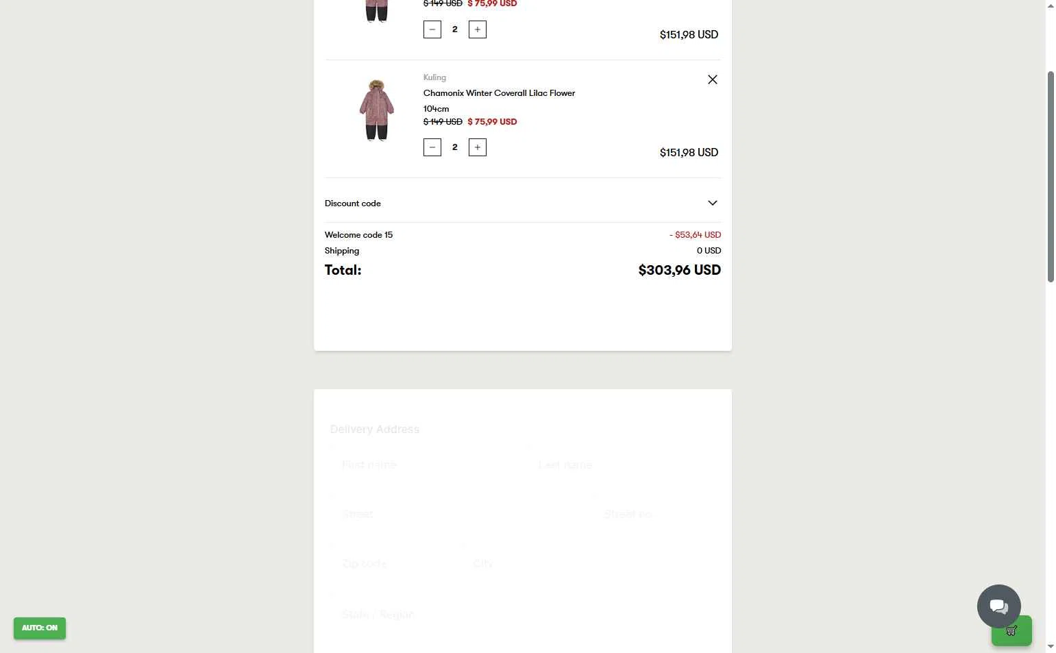Babyshop checkout page showing Babyshop promo code box | Screenshot taken by SimplyCodes community member on Jan 4, 2026