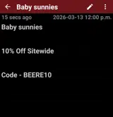 BEERE10 coupon verification screenshot