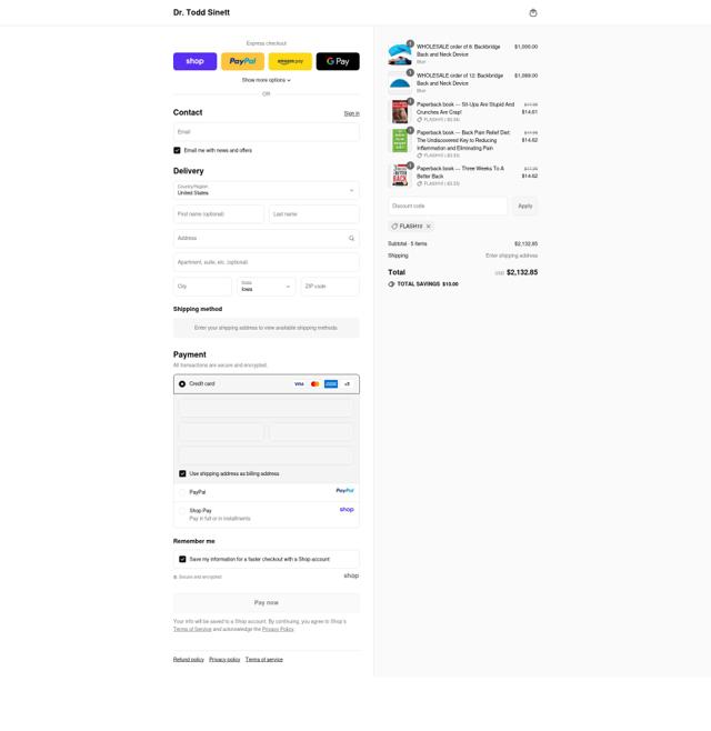 Backbridge checkout page showing Backbridge discount code box | Screenshot taken by SimplyCodes community member on Sep 12, 2025