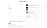 backhouse fragrances coupon verification screenshot