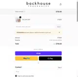 backhouse fragrances coupon verification screenshot