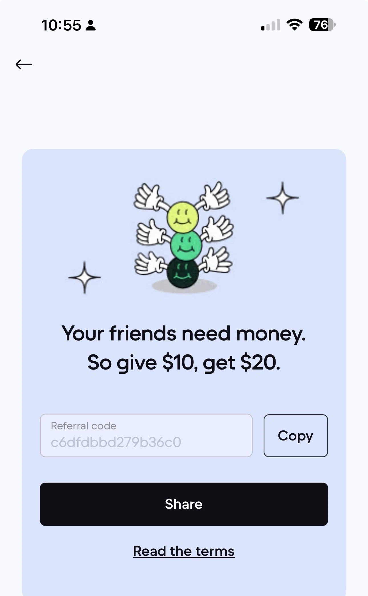 Verification screenshot for $10 Off Storewide (minimum Order $100) (new Customers Only) at Back Market - 30d ago