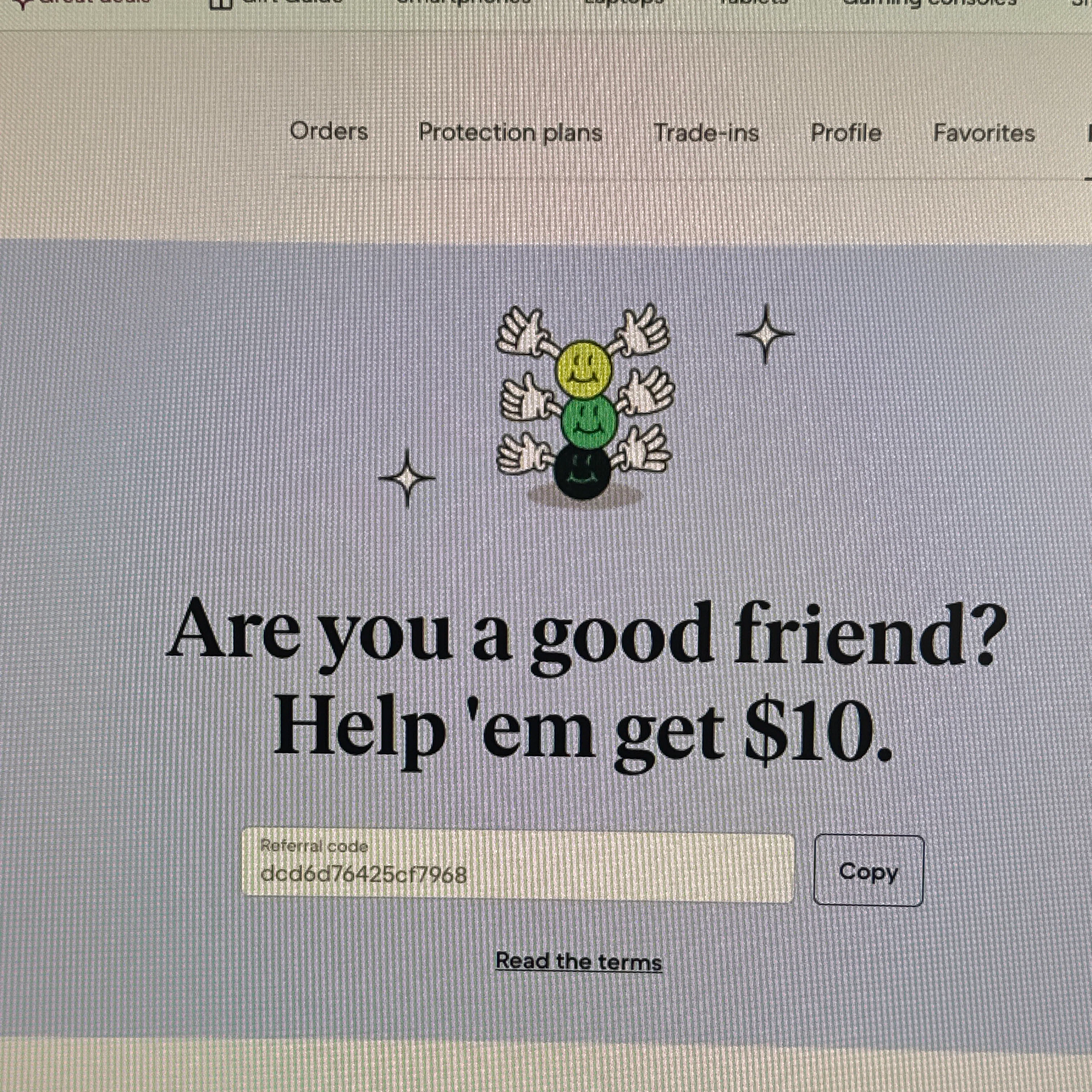 Back Market promo code screenshot showing code dcd6d76425cf7968 applied at Back Market checkout page. Uploaded by SimplyCodes community member ValiantSage2269 on Feb 9, 2026