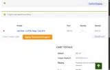 THANKS10 coupon verification screenshot
