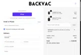 BACKVAC10 coupon verification screenshot