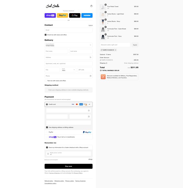 Bad Birdie checkout page showing Bad Birdie discount code box | Screenshot taken by SimplyCodes community member on Jul 23, 2025