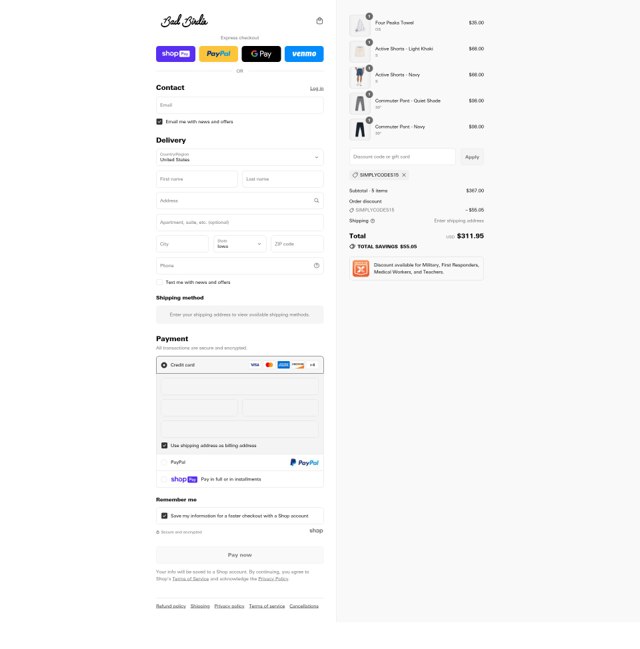 Bad Birdie checkout page showing Bad Birdie discount code box | Screenshot taken by SimplyCodes community member on Aug 5, 2025