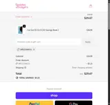 WELCOME15 coupon verification screenshot