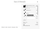 Bae and Friends coupon verification screenshot