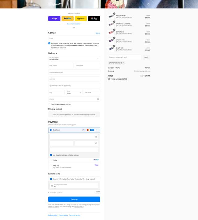 Bagnet checkout page showing Bagnet coupon code box | Screenshot taken by SimplyCodes community member on Sep 12, 2025