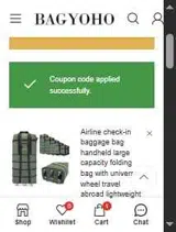 vcodesave10 coupon verification screenshot