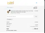 JOYCE20 coupon verification screenshot