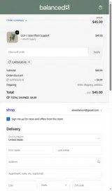 CAPSULES10 coupon verification screenshot
