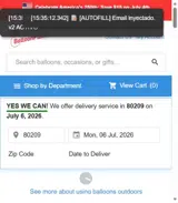 BalloonPlanet.com coupon verification screenshot