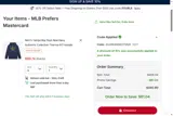 Baltimore Orioles coupon verification screenshot