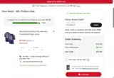 NFLVISA25 coupon verification screenshot
