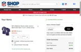 Baltimore Ravens coupon verification screenshot