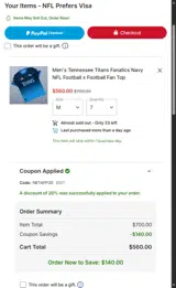 NETAPP20 coupon verification screenshot