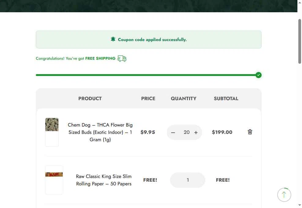 Banded Hunting Gear checkout page showing Banded Hunting Gear promo code box | Screenshot taken by SimplyCodes community member on Nov 20, 2025