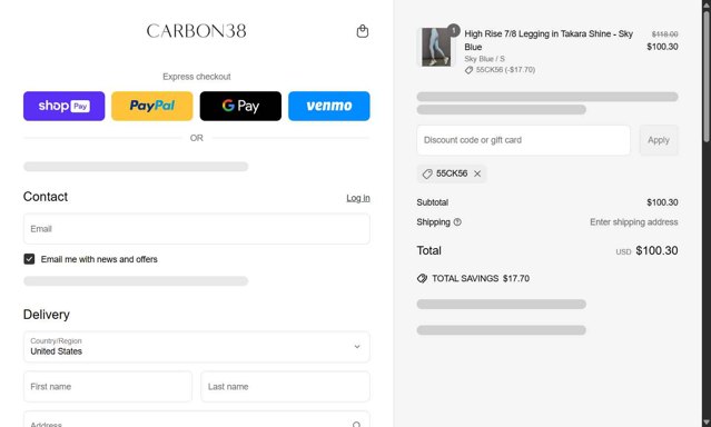 Bandier checkout page showing Bandier promo code box | Screenshot taken by SimplyCodes community member on Apr 9, 2025