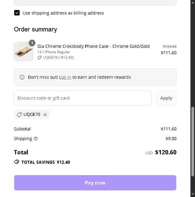 Bandolier checkout page showing Bandolier coupon code box | Screenshot taken by SimplyCodes community member on Aug 24, 2025