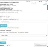 INDEPENDENCE coupon verification screenshot