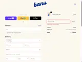 banu skin coupon verification screenshot