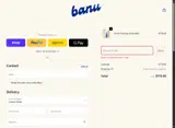 banu skin coupon verification screenshot