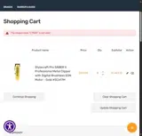 BarberSalon.com coupon verification screenshot