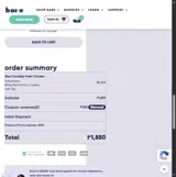 SAVENOW20 coupon verification screenshot