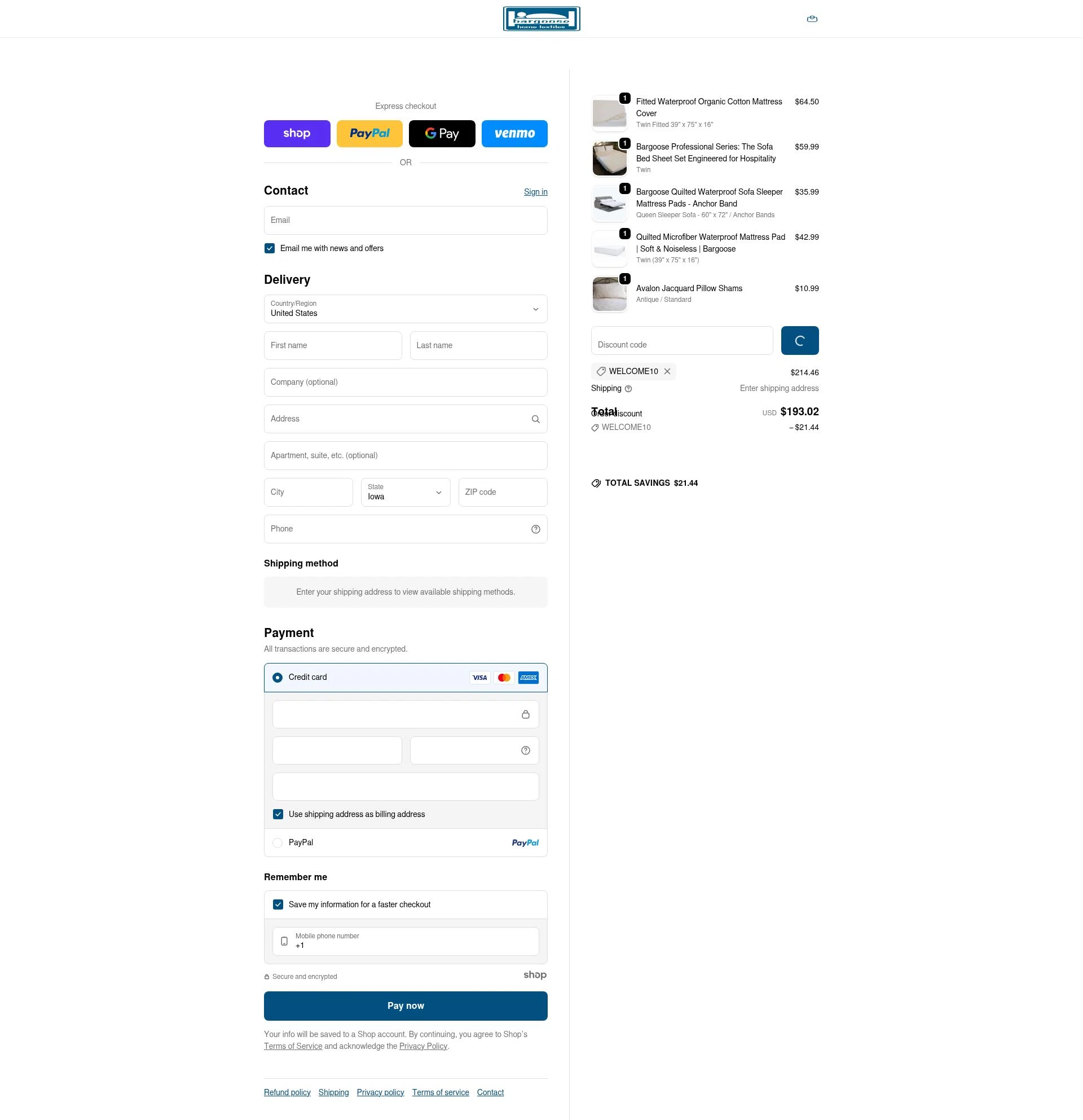 Bargoose checkout page showing Bargoose promo code box | Screenshot taken by SimplyCodes community member on Jan 7, 2026