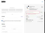 Birthday coupon verification screenshot