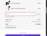 BarkingBags UK coupon verification screenshot
