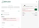 BarkingBags UK coupon verification screenshot