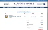 Barlow's Tackle coupon verification screenshot
