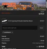 Barnes 4WD coupon verification screenshot