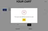 Barnes Bullets coupon verification screenshot