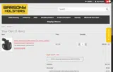 Barsony Holsters coupon verification screenshot