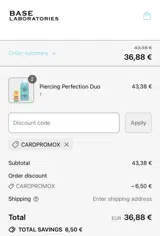 MIGUELDELGA coupon verification screenshot
