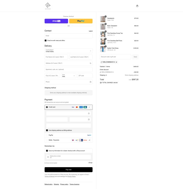 Baserange checkout page showing Baserange discount code box | Screenshot taken by SimplyCodes community member on Aug 22, 2025