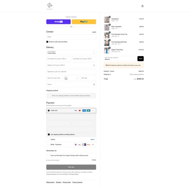 Baserange checkout page showing Baserange discount code box | Screenshot taken by SimplyCodes community member on Aug 26, 2025